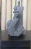 Product image 3 of the product “Reclining dragon, on a wooden base, approx. 16 cm. antique finish, cast lava stone ”